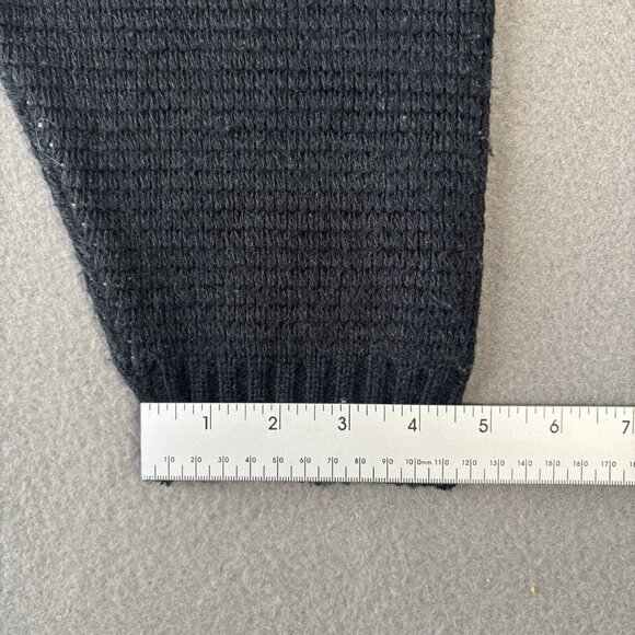 VTG Graphic Knit Sweater Mens L Boat Scenic 80s 90s Cozy Pullover Outdoor Retro - Picture 11 of 16